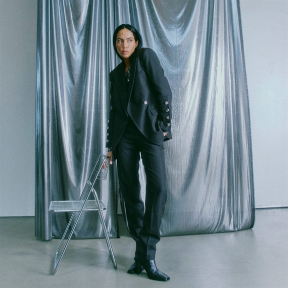Copenhagen Muse CMTAILOR Bukser, Black W. Dark Grey Melange 